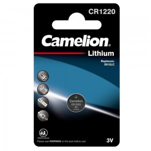 باطری لیتیوم سکه ای LITHIUM 3V CR1220 Camelion