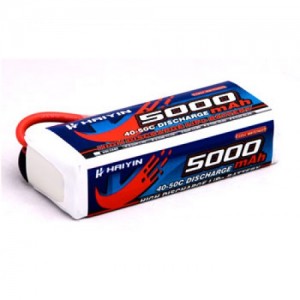 باتري ليتيوم 11.1 ولت 5000 ميلي آمپر 40C