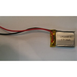 باتري ليتيوم 3.7 ولت 200 ميلي آمپر