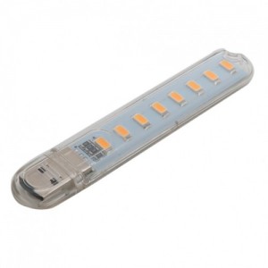 چراغ مطالعه USB آفتابی 8LED