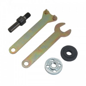 ست کامل شفت فرز باپایه 10میلیمتری به همراه مهره زیر و رو مناسب برای دریل