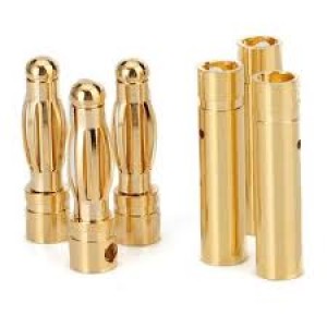 نری ومادگی گلد کانکتور Gold Conector 4mm