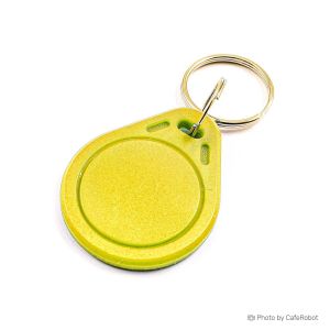 تگ RFID سر کلیدی فرکانس IC key ) 13.56MHz ) رنگ زرد