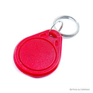 تگ RFID سر کلیدی فرکانس IC key ) 13.56MHz ) رنگ قرمز