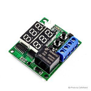 ماژول ترموستات دیجیتال XH-W1219 به همراه نمایشگر و کلیدهای کنترلی