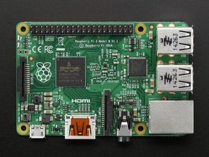 برد رسببری Raspberry Pi 2 Model B E14 با پردازنده Cortex A7 و پشتیبانی از windows 10 ساخت چین