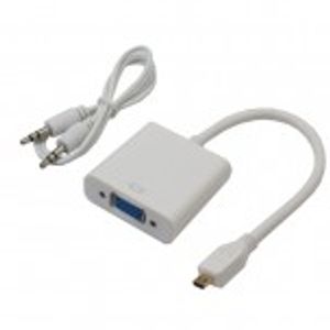 کابل مبدل microHDMI به VGA همراه با خروجی صدا