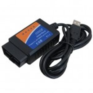 رابط و اسکنر OBD2 خودرو ELM327 با ارتباط USB