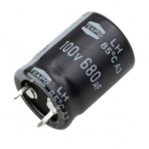 خازن الکترولیتی 680uF / 100V تایوانی مارک TEAPO