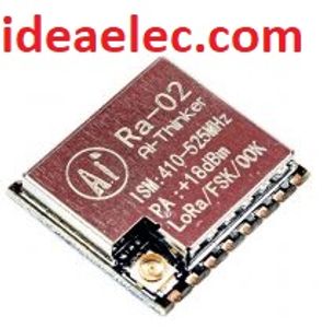 ماژول فرستنده و گیرنده بیسیم وایرلس LORA-RA02 چیپ SX1278 فرکانس 433MHz