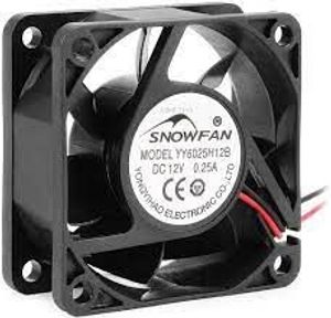 FAN 6*6 12V-25MM-BL
