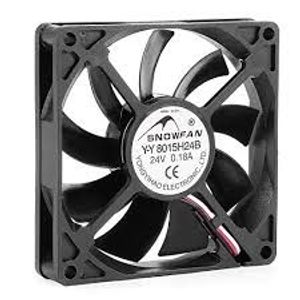 FAN 8*8 12V-15MM-BL