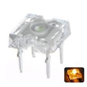 LED 4PIN YELLOWمربع(5تایی)