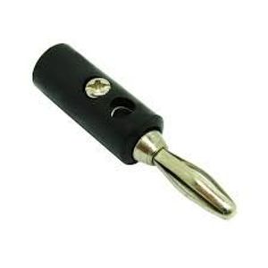 فیش موزی مشکی پیچ دار