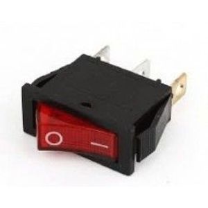 کلید راکر باریک چراغدار 3 پایه