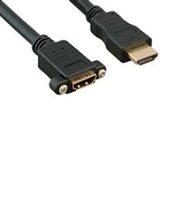 کابل نری HDMI به مادگی HDMI پنلی