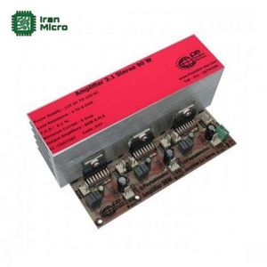 آمپلی فایر 3/1 استریو 90 وات 6 خروجی با هیتسینک - کد 547