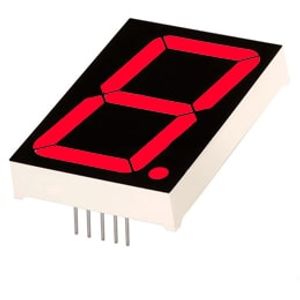 LED 7Seg 1Digits Red 1.50″ | 00