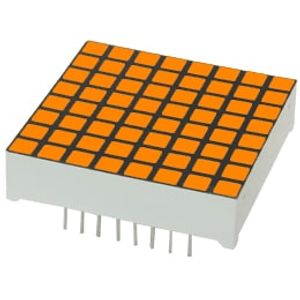 LED Dot Matrix 8×8 Orange | 00