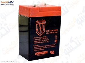 BATTERY 6V 4.5A KH POWER