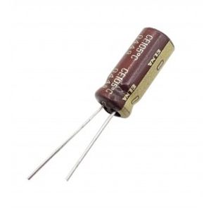 خازن الکترولیتی 330uF / 6.3V ژاپنی مارک ELNA