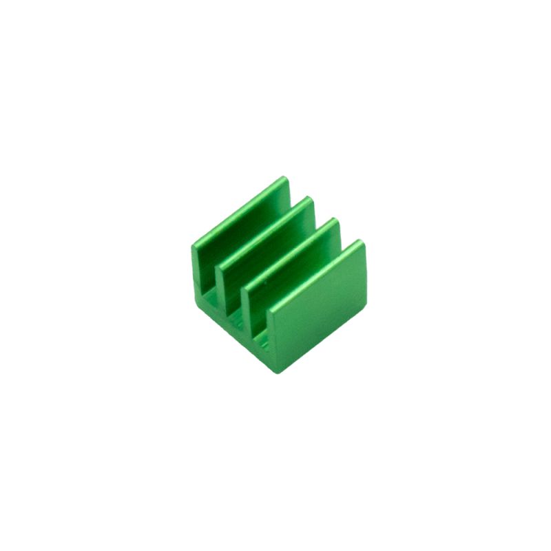 هیت سینک مخصوص پردازنده و تراشه های SMD رنگ سبز سایز 7x7x6mm