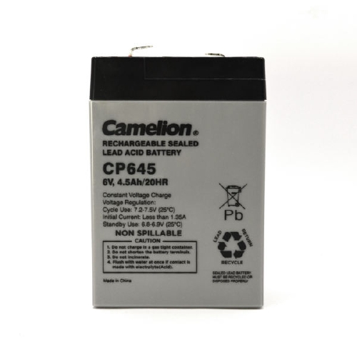 خرید باتری سیلد اسید 6 ولت 4.5 آمپر کملیون مدل CP645