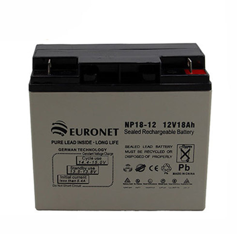 خرید باتری یو پی اس 12 ولت 18 آمپر ساعت یورونت