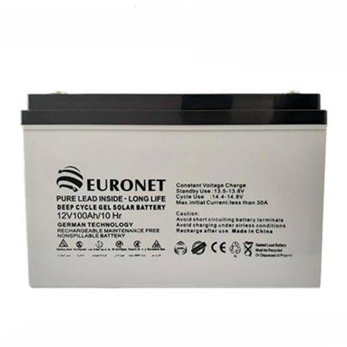 خرید باتری یو پی اس 12 ولت 100 آمپر ساعت یورونت