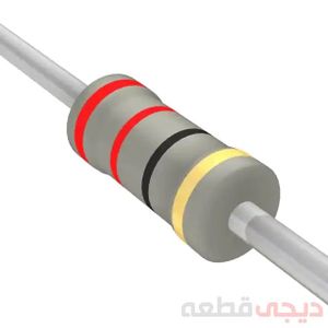 مقاومت دیپ 22 اهم 1 وات RSF100JB-73-22R