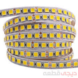 رول 60 متری قابل انعطاف ال ای دی زرد اس ام دی 12 ولت