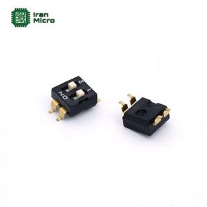 دیپ سوئیچ 2 تایی SMD - مدل DAIER DM-R02