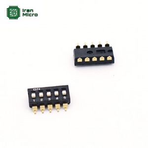 دیپ سوئیچ 5 تایی SMD - مدل DAIER DM-R05