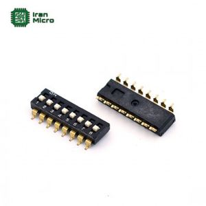 دیپ سوئیچ 8 تایی SMD - مدل DAIER DM-R08