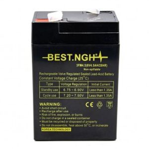 باتری خشک 6 ولت 4.5 آمپر ساعت مارک BEST NGH